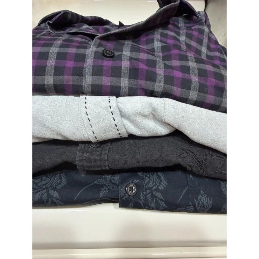 Men’s 4 piece Large - Long Sleeve Button Down Bundle